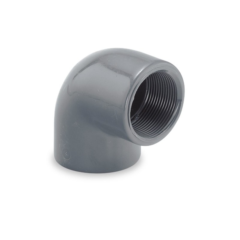 CODO 90º PVC PRESION ROSCADO 11/4"