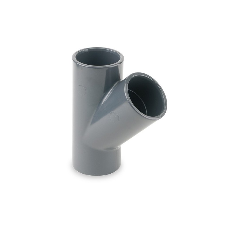 TE 45º PVC PRESION ENCOLAR 20