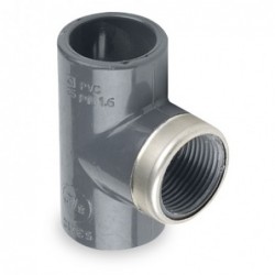 TE 90º PVC PRESION HEMBRA MIXTO CENTRO RFZ 25X3/4"