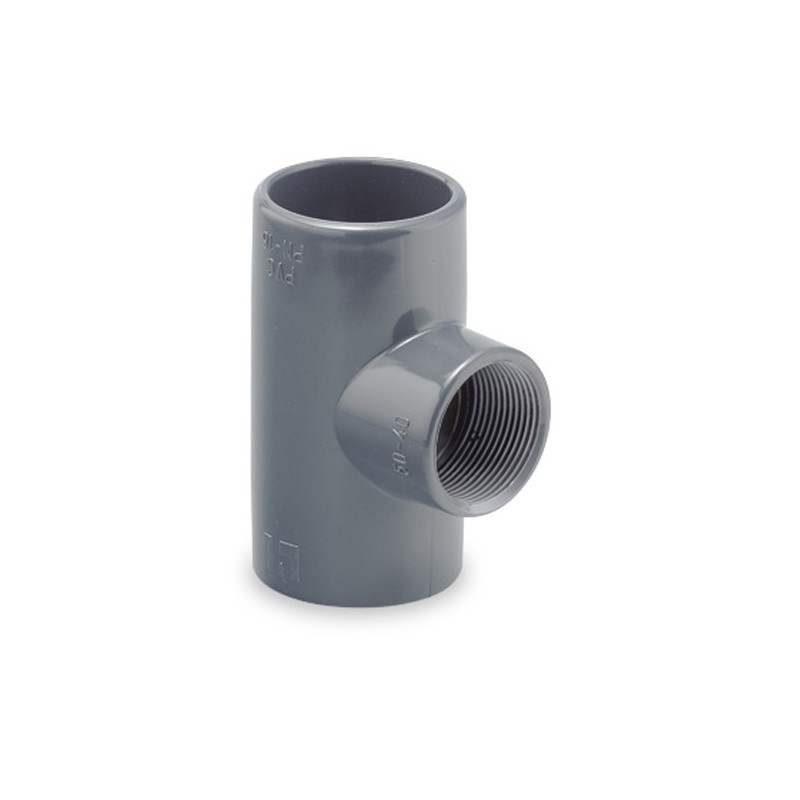 TE 90º REDUCIDA PVC PRESION MIXTA 75X1"