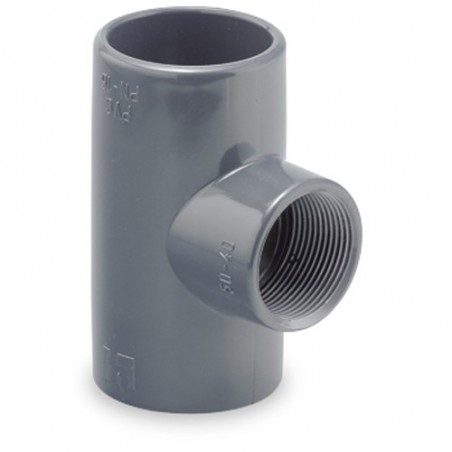 TE 90º REDUCIDA PVC PRESION MIXTA 75X1"