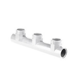 COLECTOR DIST ROSCADO H-H 2"X1 1/2" blanco