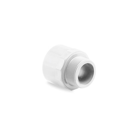 TERMINAL PVC PRESION MIXTO 50X1 1/2" blanco