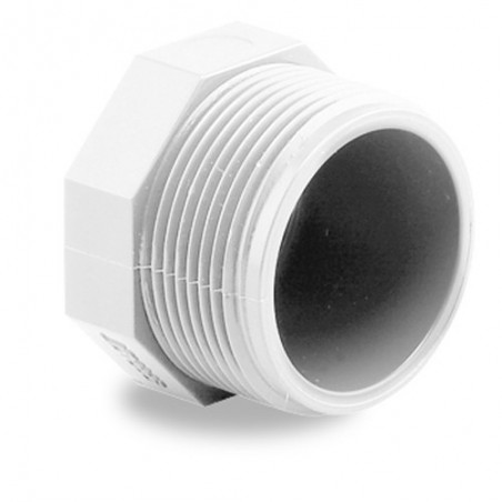 TAPON ROSCADO PVC PRESION M 1/2" blanco