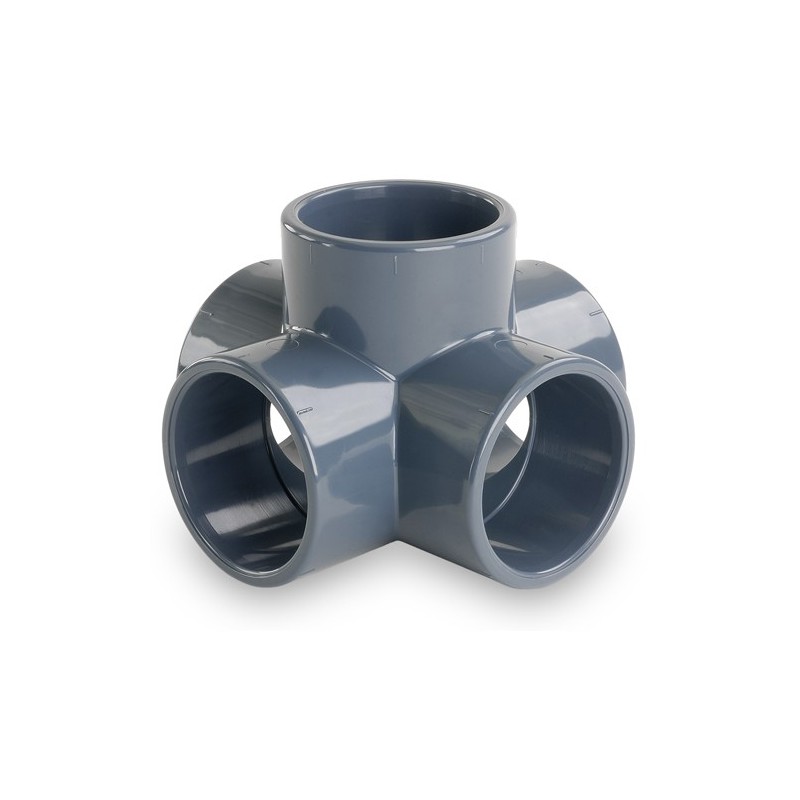 CRUZ 90º PVC PRESION ENC 5V 63
