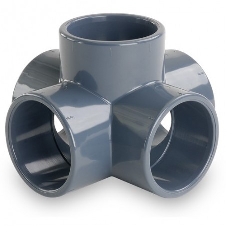 CRUZ 90º PVC PRESION ENC 5V 63