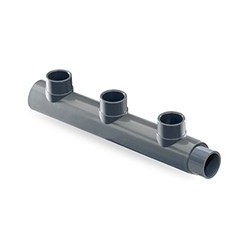 COLECTOR 3 VIAS DIST PVC PRESION ENC 50