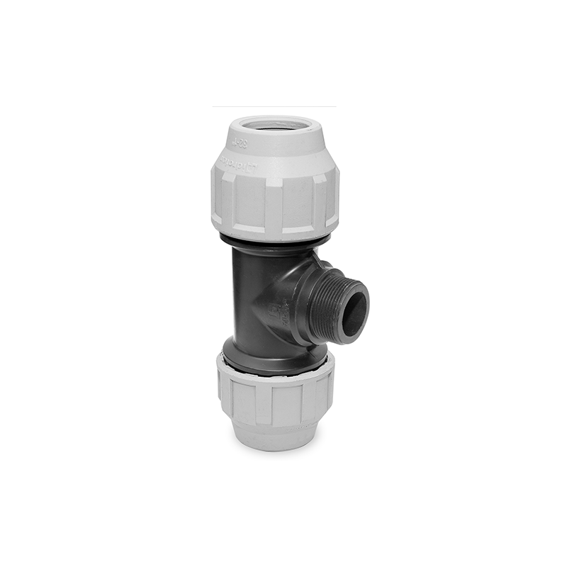 FITTING PE TE ROSCA MACHO 75X21/2" GRIS