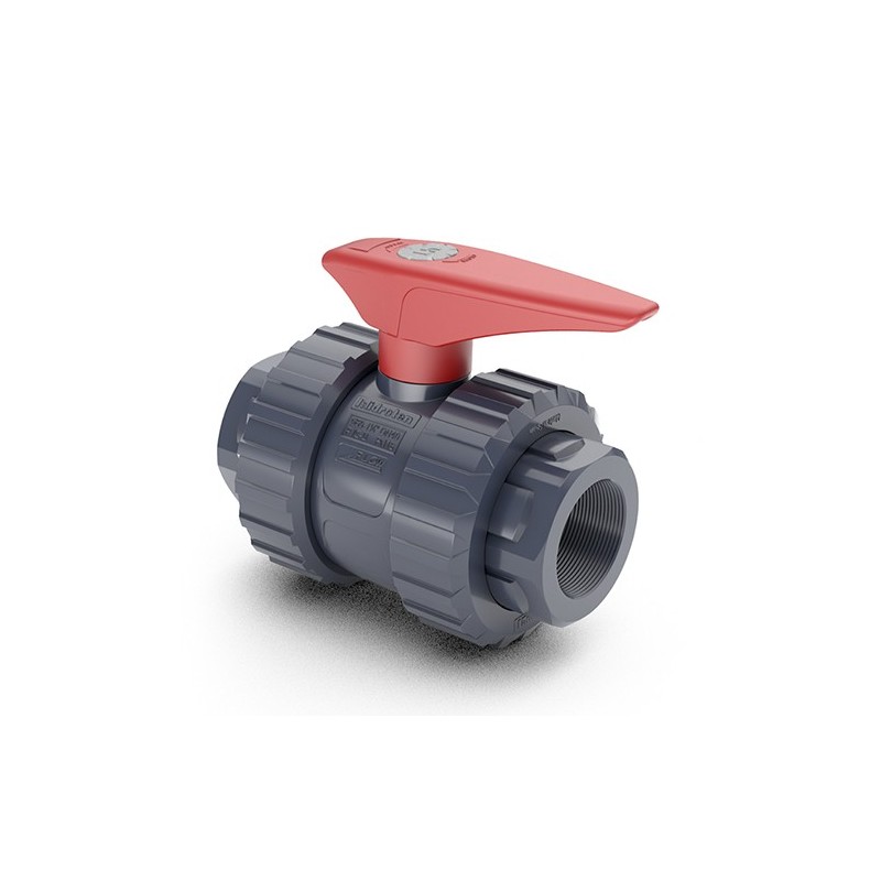 VAL PVC BOLA ROSCA H 1/2" c/ptfe
