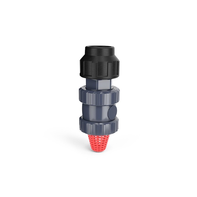 VAL PVC RETENCION PIE ENLACE  FITTING VITON 50