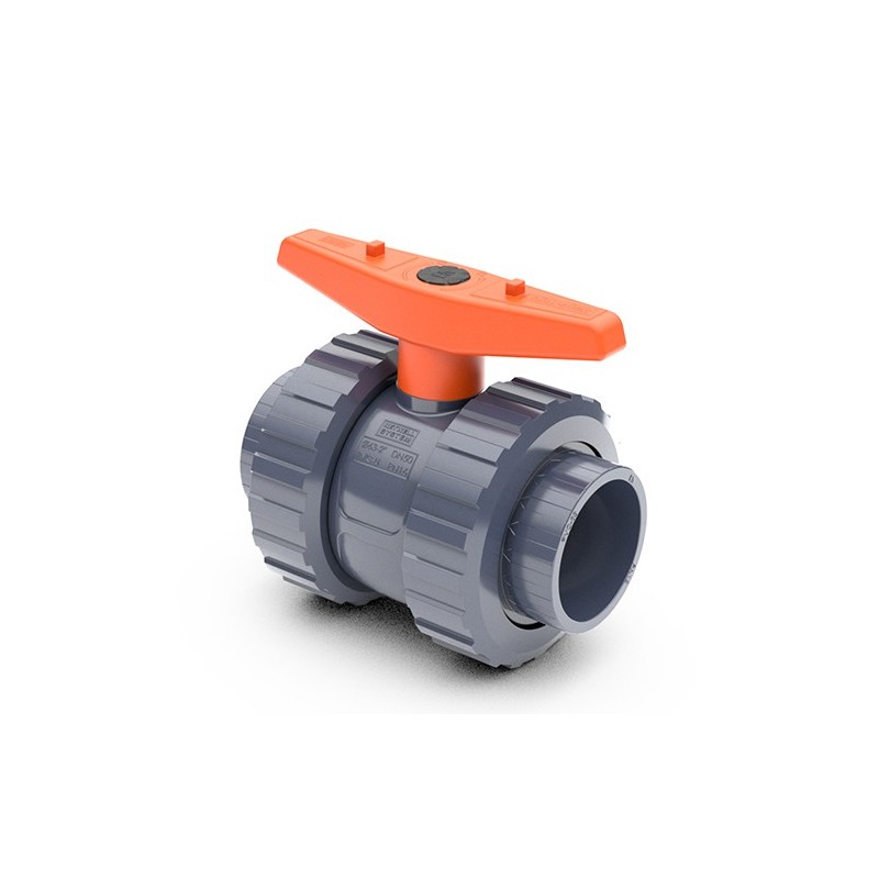 VAL PVC BOLA BIDIREC ENC  90 A/VITON